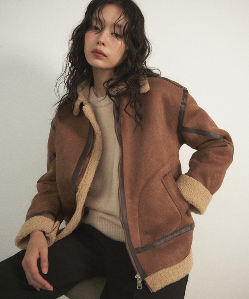 エコムートンブルゾン（ムートンコート）｜Shelly island（シェリー