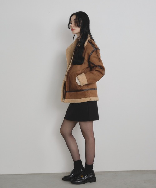 セール】エコムートンブルゾン（ムートンコート）｜Shelly island