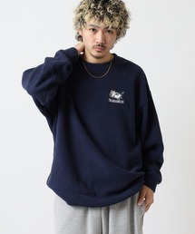 FUNALIVE（ファンアライブ）の「オーバーサイズフリーストレーナー 刺繍デザイン（スウェット）」