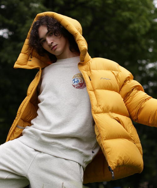 MANASTASH(マナスタッシュ)の「MANASTASH/マナスタッシュ M-RIP DOWN JKT/マイクロリップ ダウンジャケット(ダウンジャケット/コート・メンズ・その他10/ブラック/イエロー・M/S/L)」の1枚目の写真