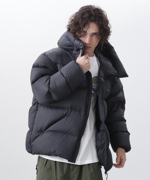 MANASTASH(マナスタッシュ)の「MANASTASH/マナスタッシュ M-RIP DOWN JKT/マイクロリップ ダウンジャケット(ダウンジャケット/コート・メンズ・その他10/ブラック/イエロー・M/S/L)」の4枚目の写真