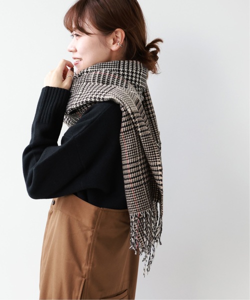 JOURNAL STANDARD relume（ジャーナルスタンダード　レリューム）の「《追加》アクリルチェックストール（マフラー・レディース・ネイビー/ブラウン系その他/レッド/ブラウン・FREE）」の10枚目の写真