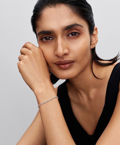 PANDORA（パンドラ）の「スパークリング テニス ブレスレット（ブレスレット・レディース・シルバー・16cm/20cm/18cm）」の3枚目の写真