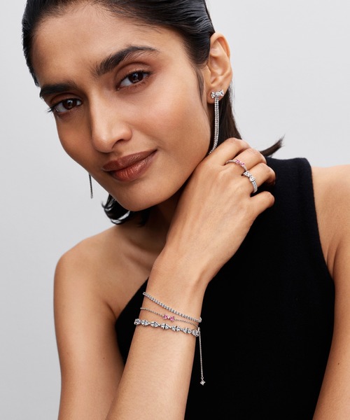 PANDORA（パンドラ）の「スパークリング テニス ブレスレット（ブレスレット・レディース・シルバー・16cm/20cm/18cm）」の5枚目の写真