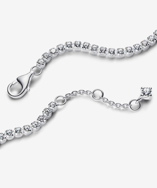 PANDORA（パンドラ）の「スパークリング テニス ブレスレット（ブレスレット・レディース・シルバー・16cm/20cm/18cm）」の2枚目の写真
