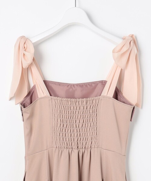 Feroux(フェルゥ)の「シアーリボンショルダー ジャンパースカート(ワンピース・レディース・ピンク系/グレー系・SMALL/MEDIUM)」の21枚目の写真