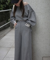 woven layered ponte tops
