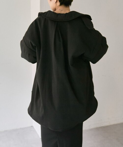 ear PAPILLONNER（イアパピヨネ）の「西川リサイクルダウンミドル丈【SUM1 STYLE(スミスタイル)】（その他アウター・レディース・ブラック/ピンク/キャメル・FREE）」の10枚目の写真