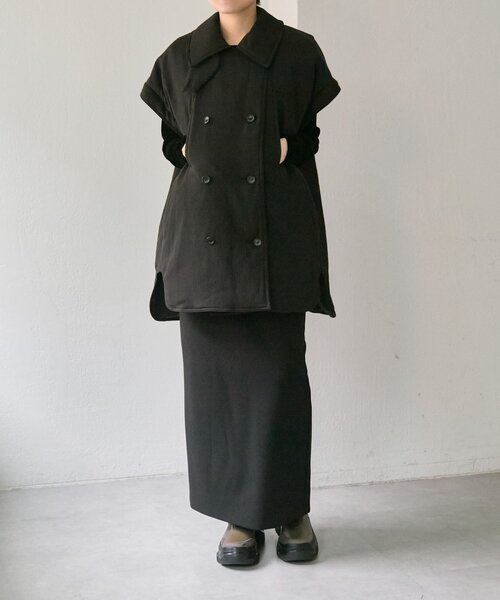 ear PAPILLONNER（イアパピヨネ）の「西川リサイクルダウンミドル丈【SUM1 STYLE(スミスタイル)】（その他アウター・レディース・ブラック/ピンク/キャメル・FREE）」の19枚目の写真