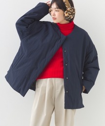 OMNES（オムネス）の「中綿ダウンステッチレスサイドZIPハーフコート（ダウンジャケット/コート）」