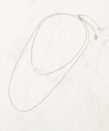 SHOO・LA・RUE | 【セレモニー/2本セット】3WAYで楽しめる フェイクパール付きネックレス(ネックレス)