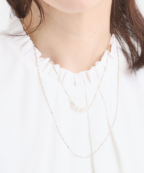 SHOO・LA・RUE（シューラルー）の「【セレモニー】3WAYネックレス（ネックレス・レディース・ゴールド/ピンクゴールド/シルバー・00）」の7枚目の写真