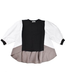 INNOCENT（イノセント）の「【ARC】【SWITCH by ARCH】Vest Layer風 Shirts Hem 配色 PULLOVER AR-2766（シャツ/ブラウス）」