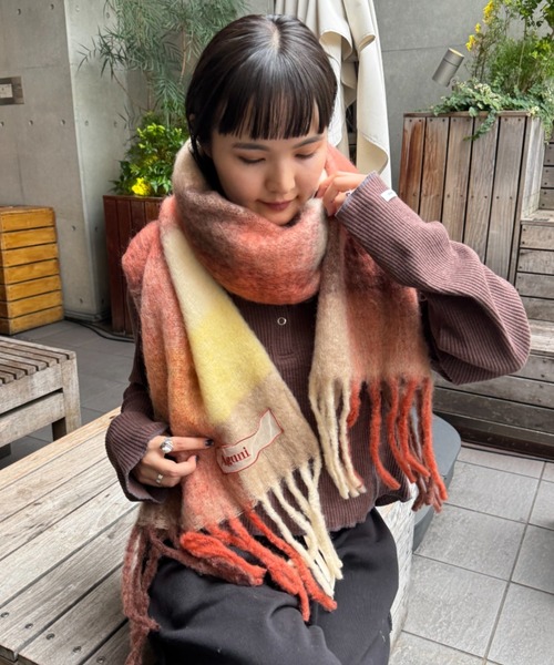 セール】【Aguni】チェック柄マフラー（マフラー）｜CIAOPANIC TYPY