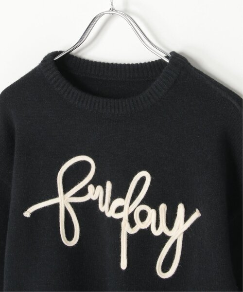 セール】コード刺繍ロゴニット（ニット/セーター）｜notch.（ノッチ