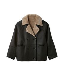 Mila Owen(ミラオーウェン)のフェイクレザームートンジャケット(ムートンコート)