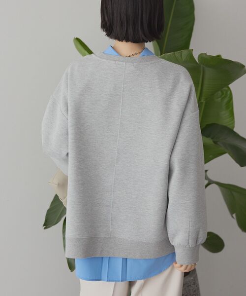 AMERICAN HOLIC（アメリカンホリック）の「サイドドットボタンポンチプルオーバー（スウェット・レディース・アイボリー/グレー系その他/ブラック/ボルドー・M/L）」の18枚目の写真