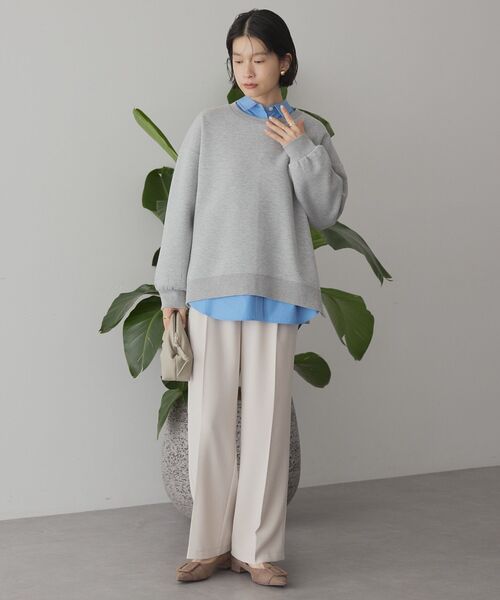 AMERICAN HOLIC（アメリカンホリック）の「サイドドットボタンポンチプルオーバー（スウェット・レディース・アイボリー/グレー系その他/ブラック/ボルドー・M/L）」の19枚目の写真