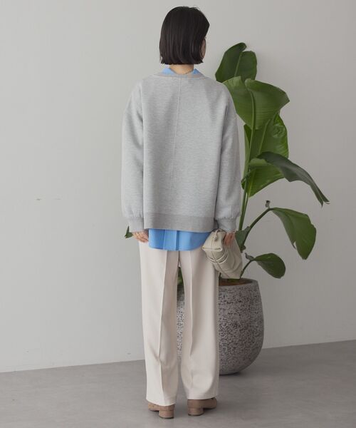 AMERICAN HOLIC（アメリカンホリック）の「サイドドットボタンポンチプルオーバー（スウェット・レディース・アイボリー/グレー系その他/ブラック/ボルドー・M/L）」の21枚目の写真