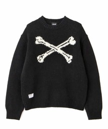 schott | SCHOTT-CROSS BONE KNIT(ニット/セーター)
