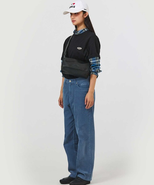 EMIS(イミス)の「RUBBER PATCH T-SHIRT(Tシャツ/カットソー・レディース・ネイビー/ホワイト/ブラック・FREE)」の7枚目の写真