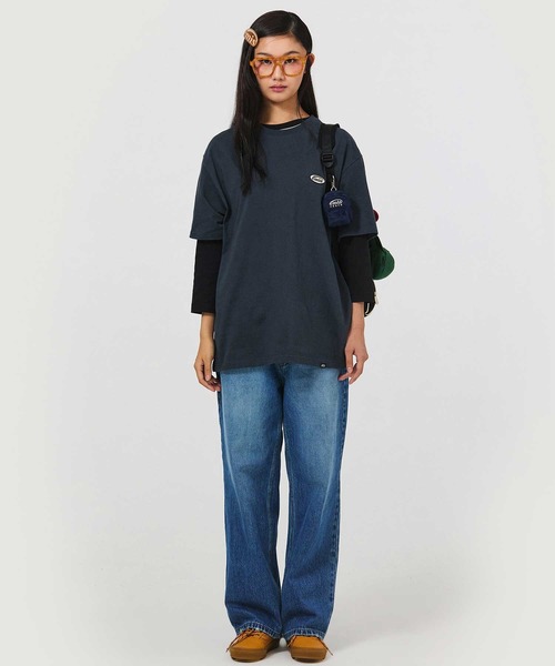 EMIS(イミス)の「RUBBER PATCH T-SHIRT(Tシャツ/カットソー・レディース・ネイビー/ホワイト/ブラック・FREE)」の17枚目の写真