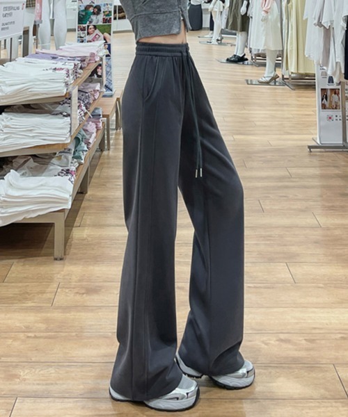 SallyLunn(サリーラン)の「ベーシックスウェットパンツ(スウェットパンツ・レディース・グレー/ダークグレー/ブラック・L/M)」の3枚目の写真