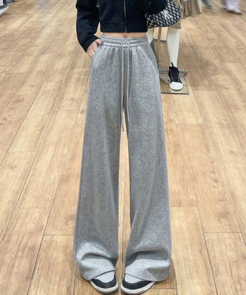 SallyLunn(サリーラン)の「ベーシックスウェットパンツ(スウェットパンツ・レディース・グレー/ダークグレー/ブラック・L/M)」の9枚目の写真