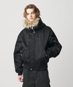 Fur Collar Padded Blouson / 中綿ブルゾン（ブルゾン）｜MAISON