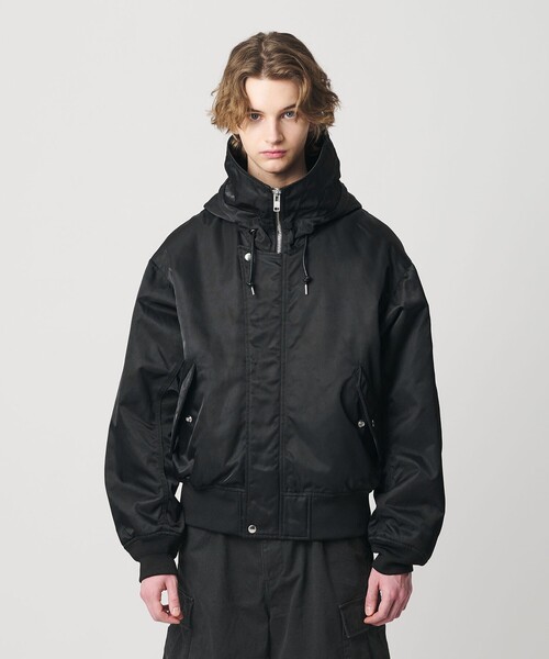 MONKEY TIME(モンキータイム)の「N2B モディファイ(ブルゾン・メンズ・ダークグリーン/ブラック・S/M/L/XL)」の11枚目の写真