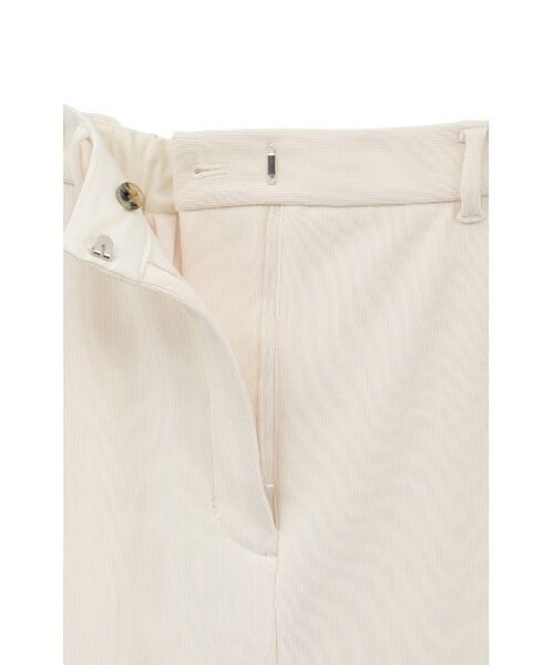 CLANE（クラネ）の「【CLANE/クラネ】RIB STRIPE STRAIGHT SKIRT/リブストレートスカート（スカート・レディース・アイボリー/ブラック・1/2）」の5枚目の写真