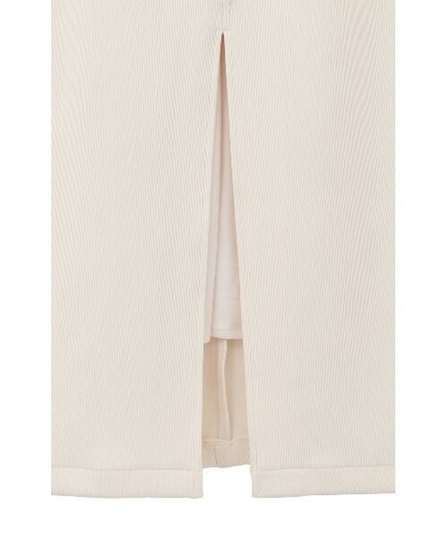 CLANE（クラネ）の「【CLANE/クラネ】RIB STRIPE STRAIGHT SKIRT/リブストレートスカート（スカート・レディース・アイボリー/ブラック・1/2）」の8枚目の写真
