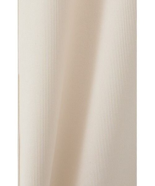 CLANE（クラネ）の「【CLANE/クラネ】RIB STRIPE STRAIGHT SKIRT/リブストレートスカート（スカート・レディース・アイボリー/ブラック・1/2）」の9枚目の写真