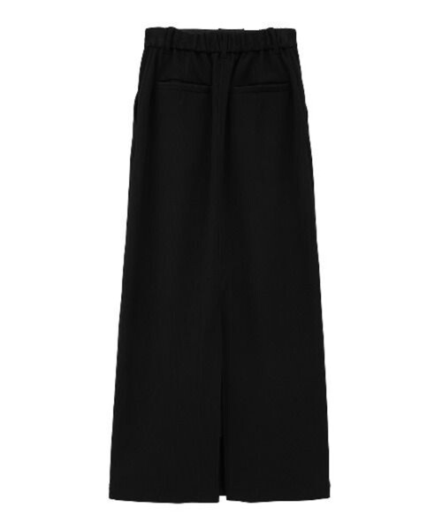CLANE（クラネ）の「【CLANE/クラネ】RIB STRIPE STRAIGHT SKIRT/リブストレートスカート（スカート・レディース・アイボリー/ブラック・1/2）」の10枚目の写真