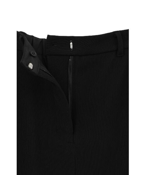 CLANE（クラネ）の「【CLANE/クラネ】RIB STRIPE STRAIGHT SKIRT/リブストレートスカート（スカート・レディース・アイボリー/ブラック・1/2）」の12枚目の写真