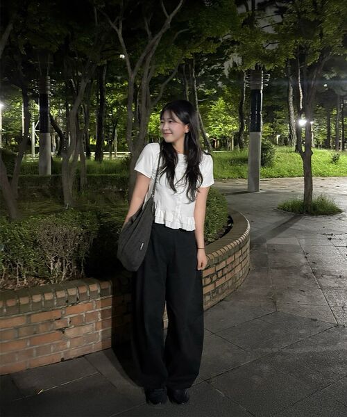 AVANDRESS(アバンドレス )の「BUCKLE WIDE DENIM PANTS BLACK(デニムパンツ・レディース・その他・MEDIUM/LARGE/X-LARGE/SMALL)」の19枚目の写真