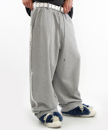 CRIGUN（クリガン）の「Wide Track Pants Max Over Fit MELANGE GREY（スウェットパンツ）」