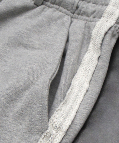 CRIGUN(クリガン)の「Wide Track Pants Max Over Fit MELANGE GREY(スウェットパンツ・レディース・グレー・MEDIUM/LARGE/X-LARGE)」の6枚目の写真