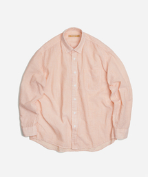 OG STRIPE SEERSUCKER SHIRT _ ORANGE