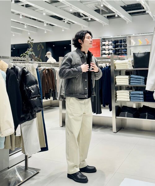 MUSINSA STANDARD（ムシンサスタンダード）の「リラックスデニムトラッカージャケット[グレー]（デニムジャケット・メンズ・その他・MEDIUM/LARGE/X-LARGE/XX-LARGE）」の8枚目の写真