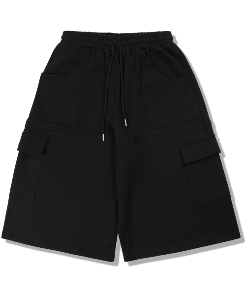 GUBIN（グビン）の「[SEASON OFF] ヘビーコットンカーゴバミューダスウェットパンツ（その他パンツ・レディース・その他・LARGE/MEDIUM）」の2枚目の写真
