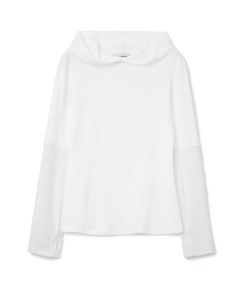 MILLO WOMEN（ミロウーマン）の「ミニマルリブフードパーカー [アイボリー]（パーカー・レディース・その他・SMALL/MEDIUM）」の2枚目の写真