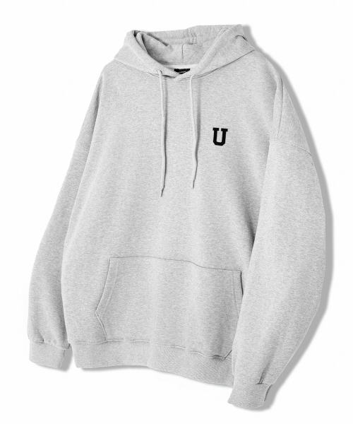 UNDEROFF（アンダーオフ）の「アセンティックリラックスドフードパーカー小ロゴブラック（パーカー・レディース・ブラック・SMALL/MEDIUM/LARGE/X-LARGE）」の3枚目の写真