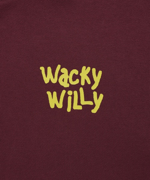 Wacky WiLLy（ワッキーウィリー）の「スケッチグラフィックフードスウェットバーガンディ（パーカー・レディース・その他・SMALL/MEDIUM/LARGE/X-LARGE）」の5枚目の写真