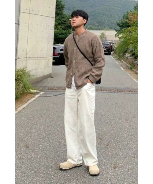 XERO（ゼロ）の「Concise Round Neck Cardigan [Brown]（カーディガン/ボレロ・レディース・その他・MEDIUM/X-LARGE/LARGE）」の5枚目の写真