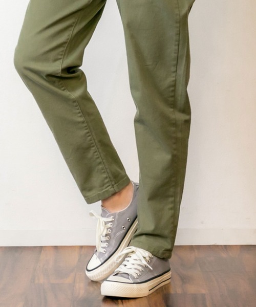 MARAI（マーライ）の「サルエルパンツ チノパン（チノパンツ・レディース・ベージュ/ブラック/カーキ・M/L/4L/3L/LL）」の8枚目の写真