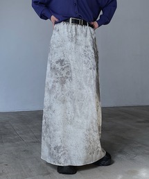 PAGEBOY | サテンナロースカート 【ウエストゴム・ストレスフリー】(スカート)