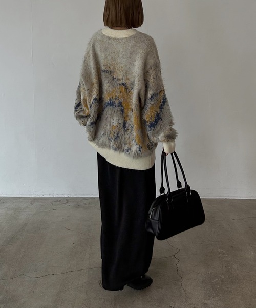 PAGEBOY（ページボーイ）の「サテンナロースカート 【ウエストゴム・ストレスフリー】（スカート・レディース・グレー/ブラック/ホワイト/レッド・FREE）」の17枚目の写真