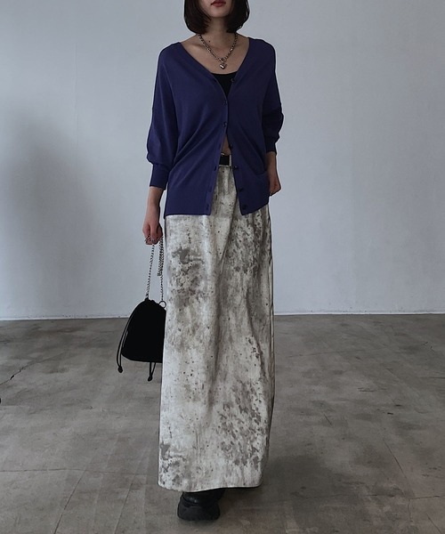 PAGEBOY（ページボーイ）の「サテンナロースカート 【ウエストゴム・ストレスフリー】（スカート・レディース・グレー/ブラック/ホワイト/レッド・FREE）」の10枚目の写真