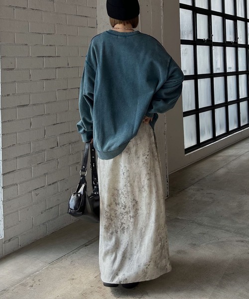 PAGEBOY（ページボーイ）の「サテンナロースカート 【ウエストゴム・ストレスフリー】（スカート・レディース・グレー/ブラック/ホワイト/レッド・FREE）」の9枚目の写真